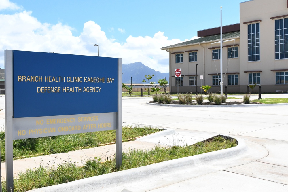 Sign sits outside the new BHC Kaneohe Bay facility