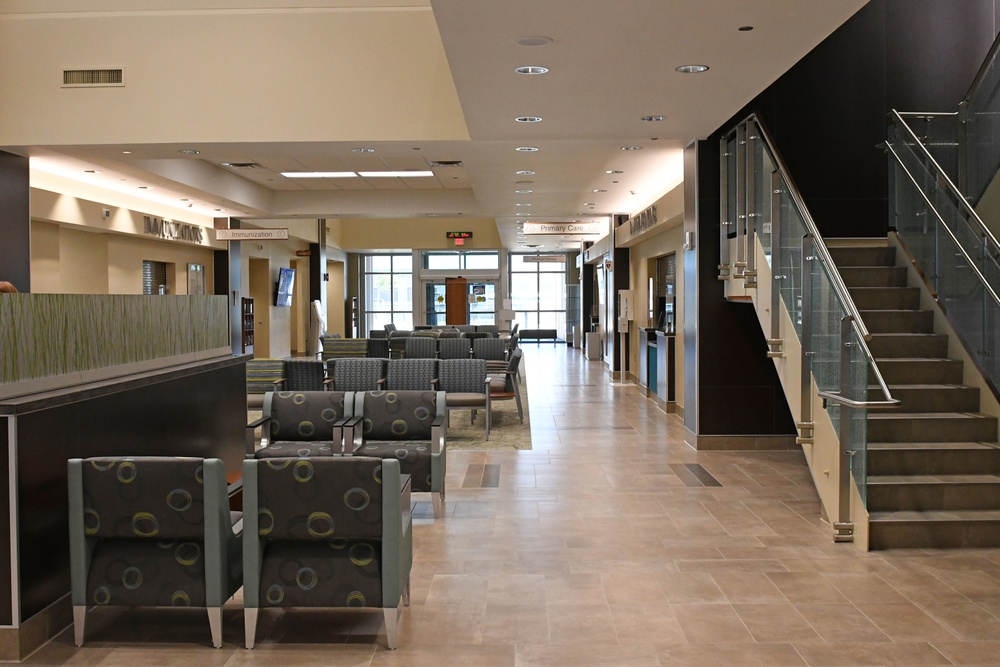 Entrance and waiting area at BHC Kaneohe Bay