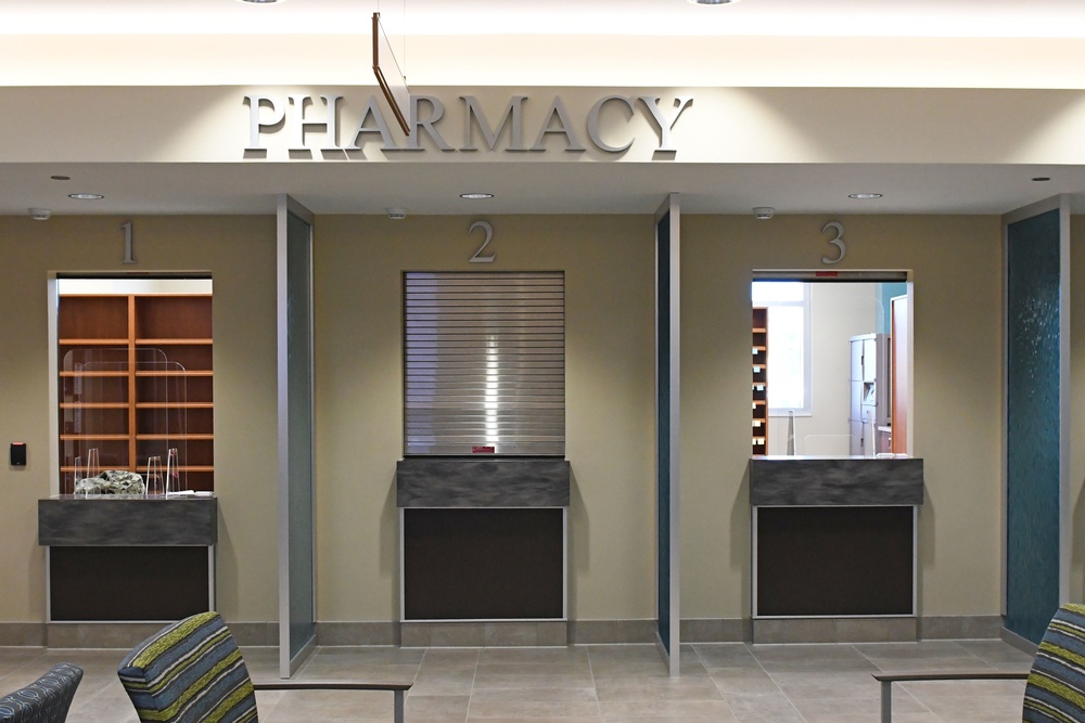 Pharmacy windows at BHC Kaneohe Bay