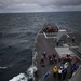 USS Thomas Hudner (DDG 116) Participates in a Replenishment-at-Sea With MV Asterix During Nanook 2020