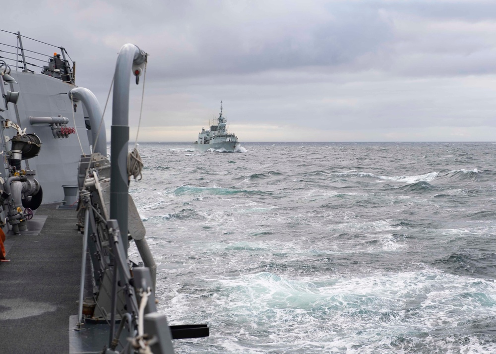 USS Thomas Hudner (DDG 116) Participates in Nanook 2020