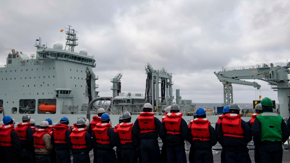 USS Thomas Hudner (DDG 116) Participates in Nanook 2020