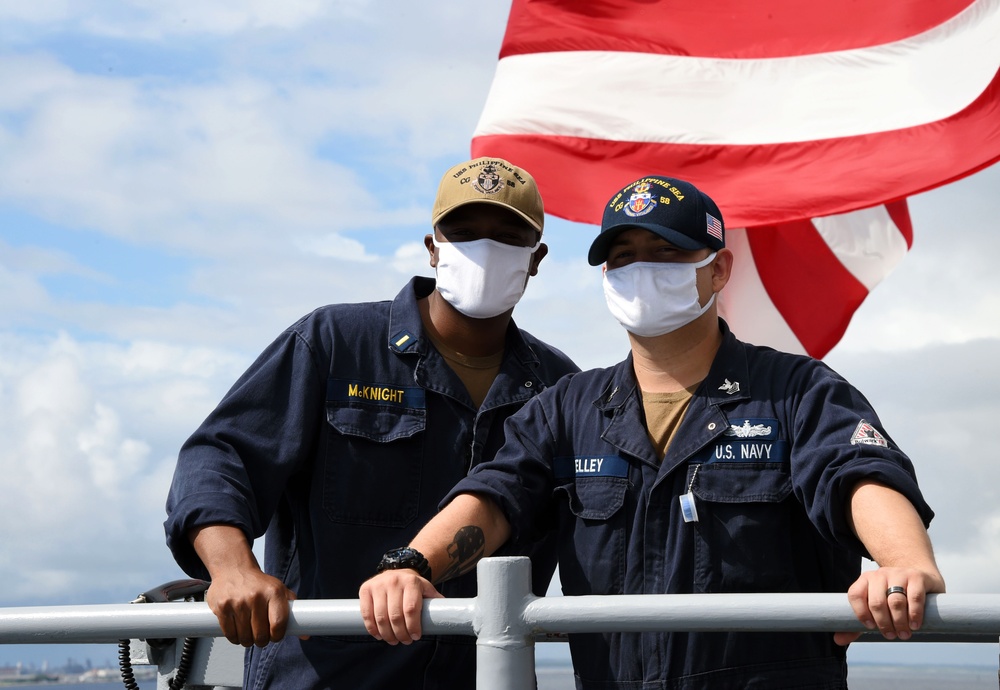 USS PHILIPPINE SEA BEGINS DEPLOYMENT