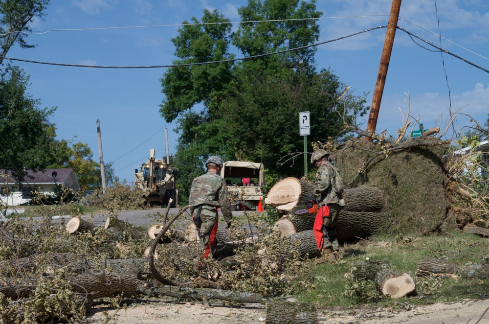 Iowa National Guard responds to derecho