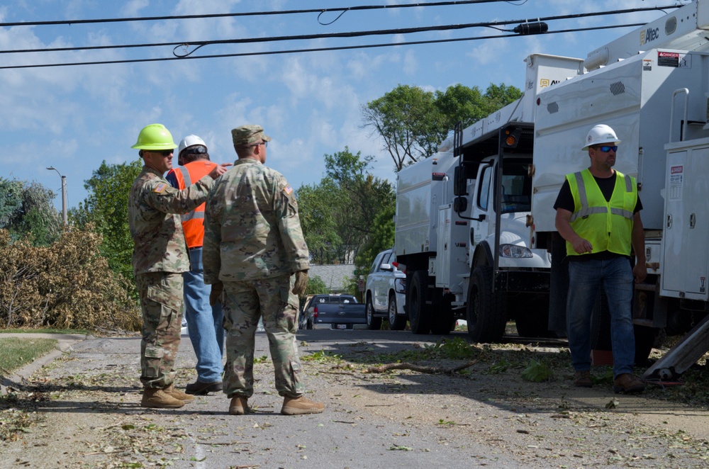 Iowa National Guard responds to derecho