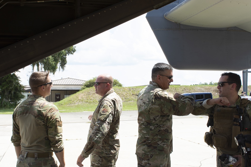 CV-22 Ospreys land at 125th Fighter Wing