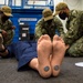 USS Carl Vinson (CVN 70) Sailors Participate in Medical Response Drill