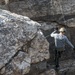 High-end, high angle rappelling