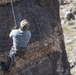 High-end, high angle rappelling