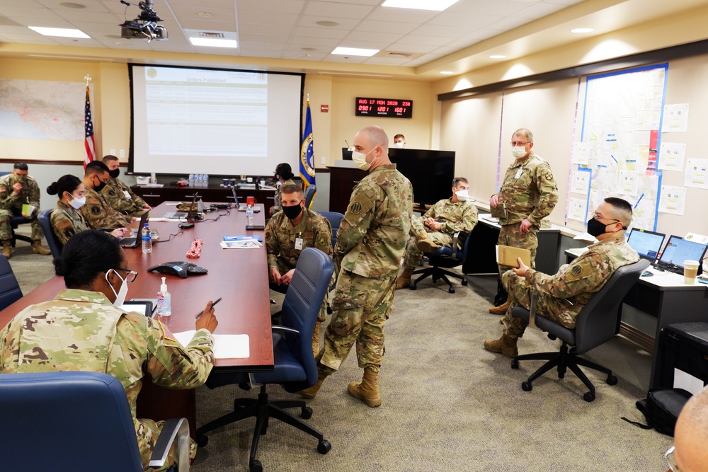 Joint Operations Center; the command and control team