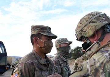 Officers promoted to major during Warfighter