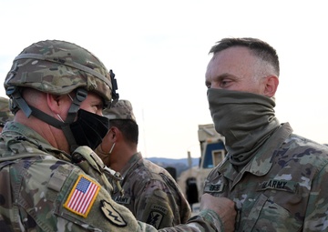 Officers promoted to major during Warfighter