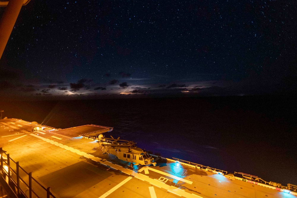 USS America transits the Philippine Sea