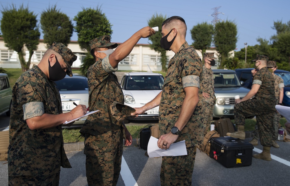 3d Marine Expeditionary Brigade conducts Alert Contingency MAGTF rapid deployment drill