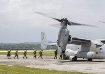 3d Marine Expeditionary Brigade conducts Alert Contingency MAGTF rapid deployment drill
