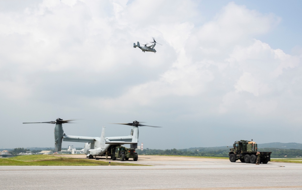 3d Marine Expeditionary Brigade conducts Alert Contingency MAGTF rapid deployment drill