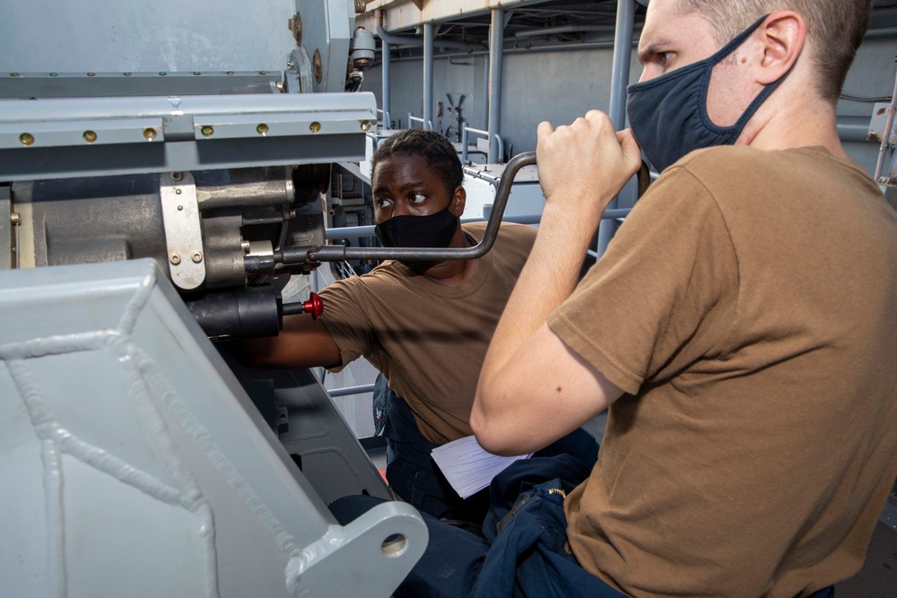 USS Iwo Jima Underway for Routine Training