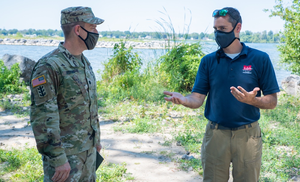 Braddock Bay ecosystem restoration project completion media event