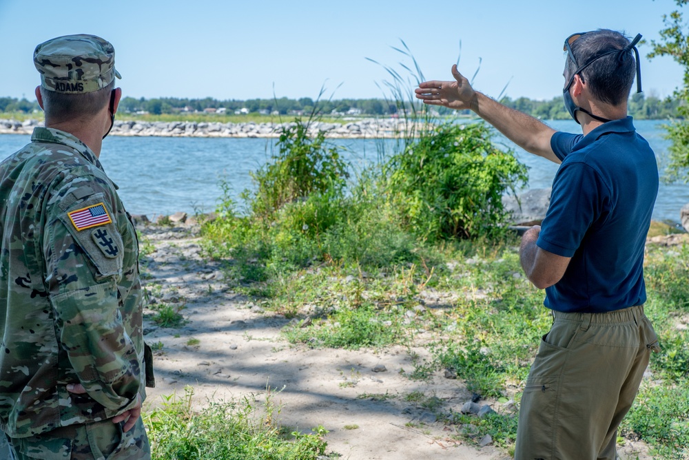 Braddock Bay ecosystem restoration project completion media event