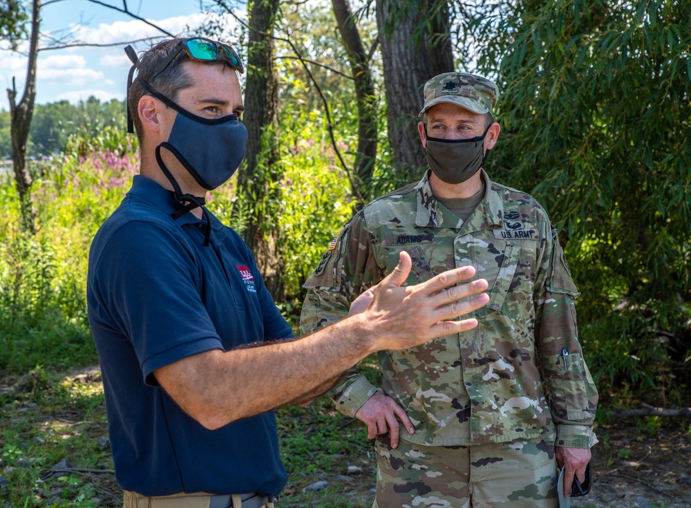 Braddock Bay ecosystem restoration project completion media event