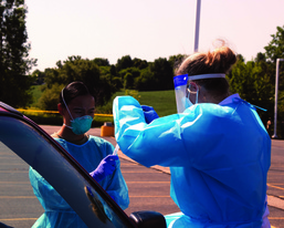 Michigan National Guard conducts COVID-19 testing, training in Allegan County