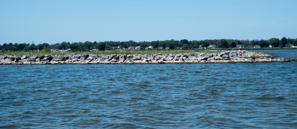 Braddock Bay ecosystem restoration project completion media event