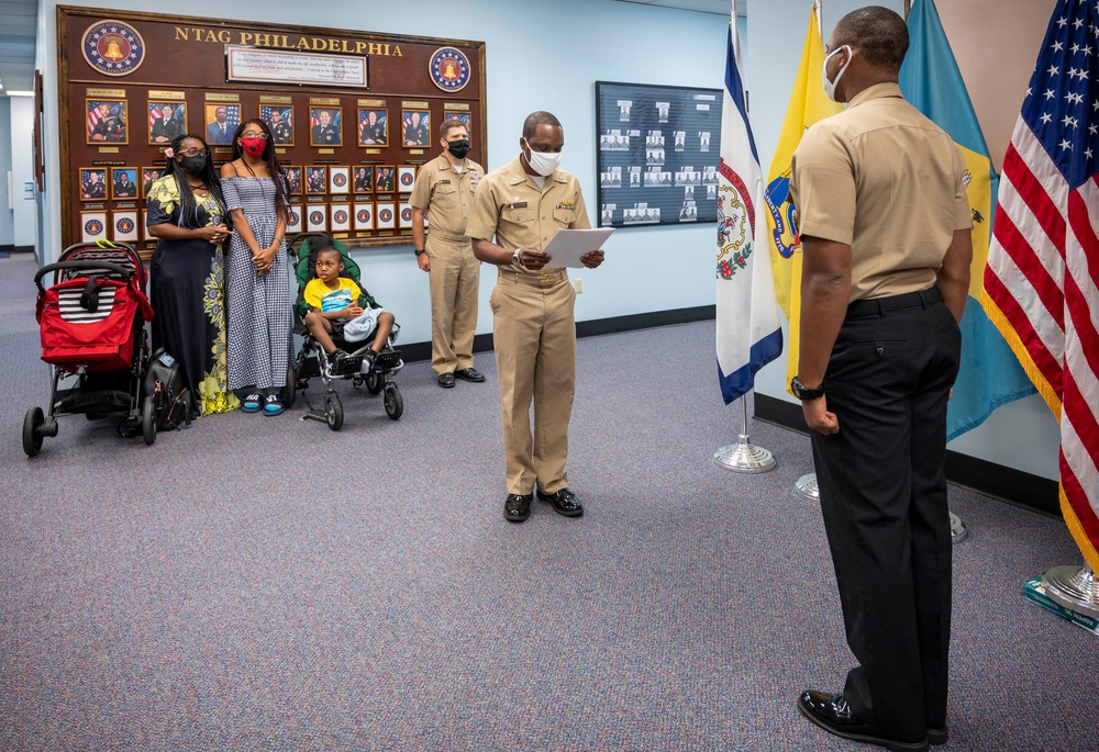 Petty Officer 1st Class promotion ceremony