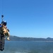 Coast Guard Canine Explosive Detection Team trains on Columbia River, OR