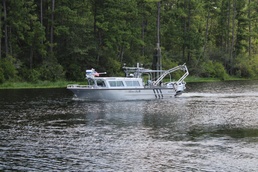 New HSV 'Norma May' Makes First Underway at Stennis Space Center
