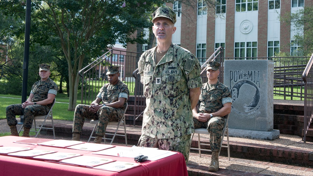 Naval Integration Personnel Qualification Standard Ceremony