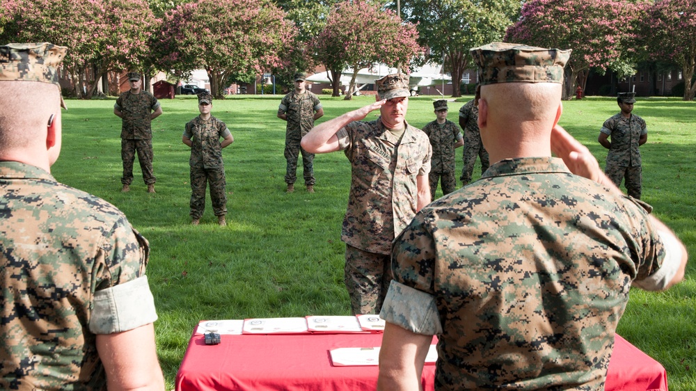 Naval Integration Personnel Qualification Standard Ceremony