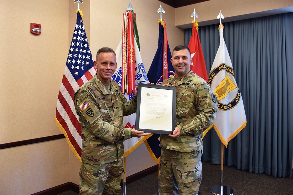 Col. James Reese accepts charter as USASMDC ACM SMD
