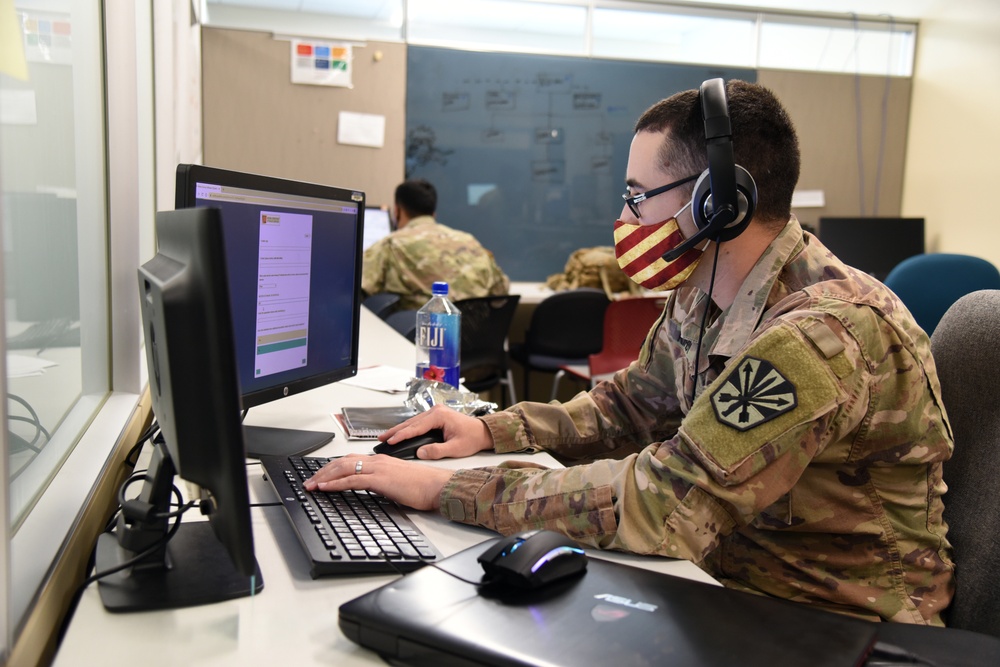 Arizona National Guard works jointly with Department of Health Services to process COVID-19 data