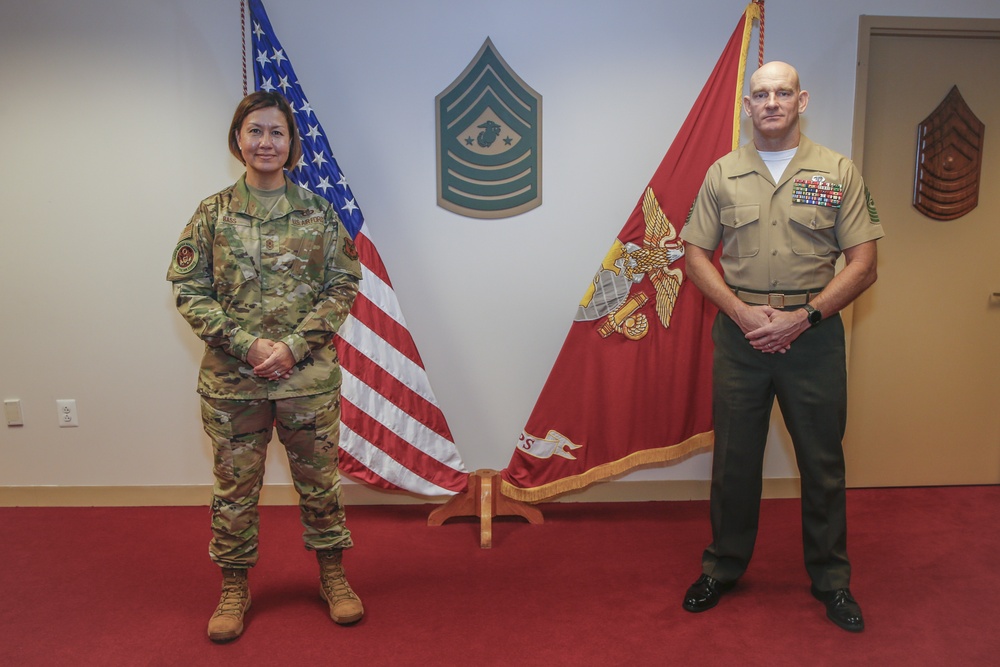 SMMC office call with CMSAF Bass
