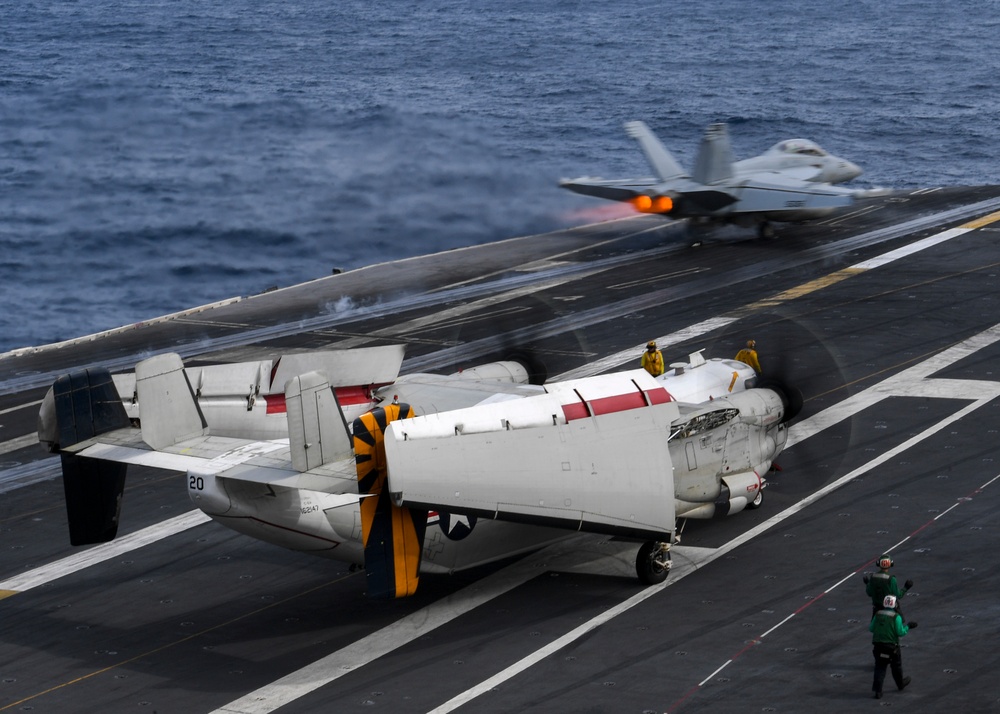 Aircraft Take Off From Flight Deck