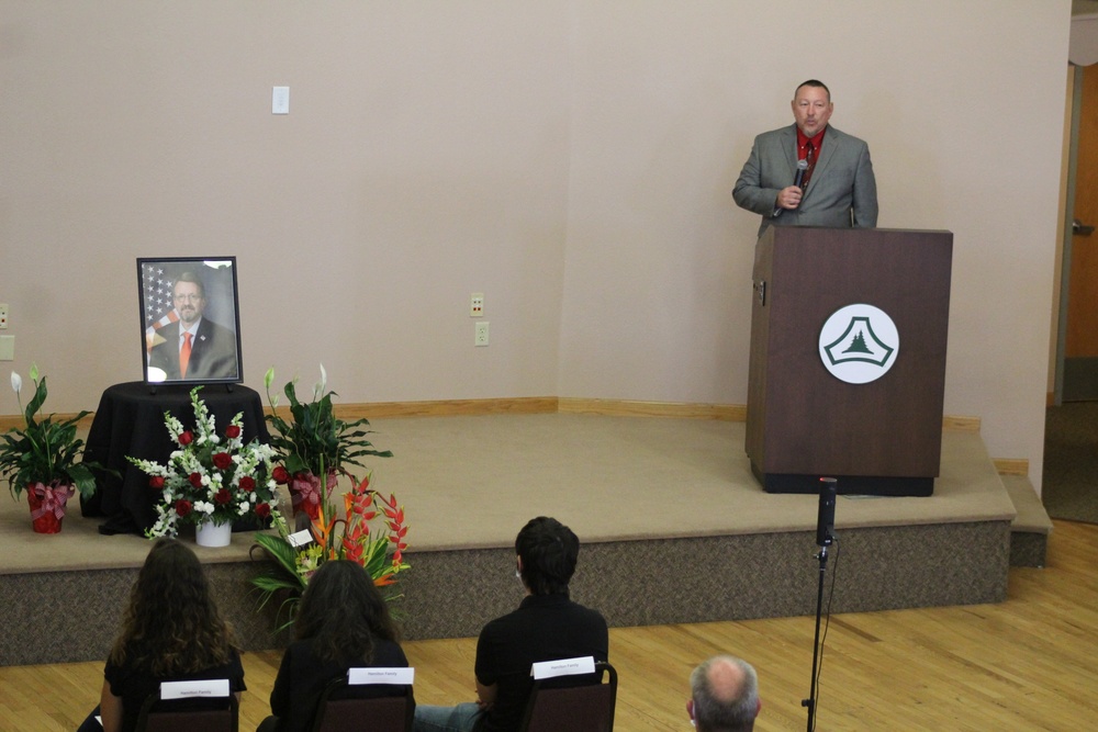 Memorial service held former Fort McCoy DPW, DES director