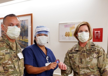 US Army North leaders visit Dameron, Lodi hospitals in California