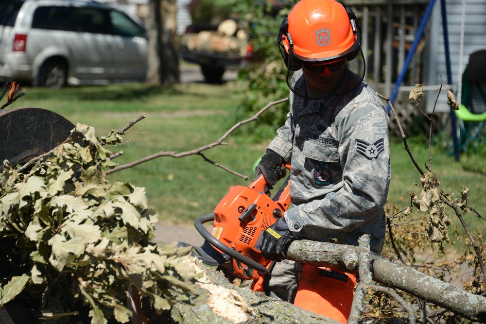 CE clears trees