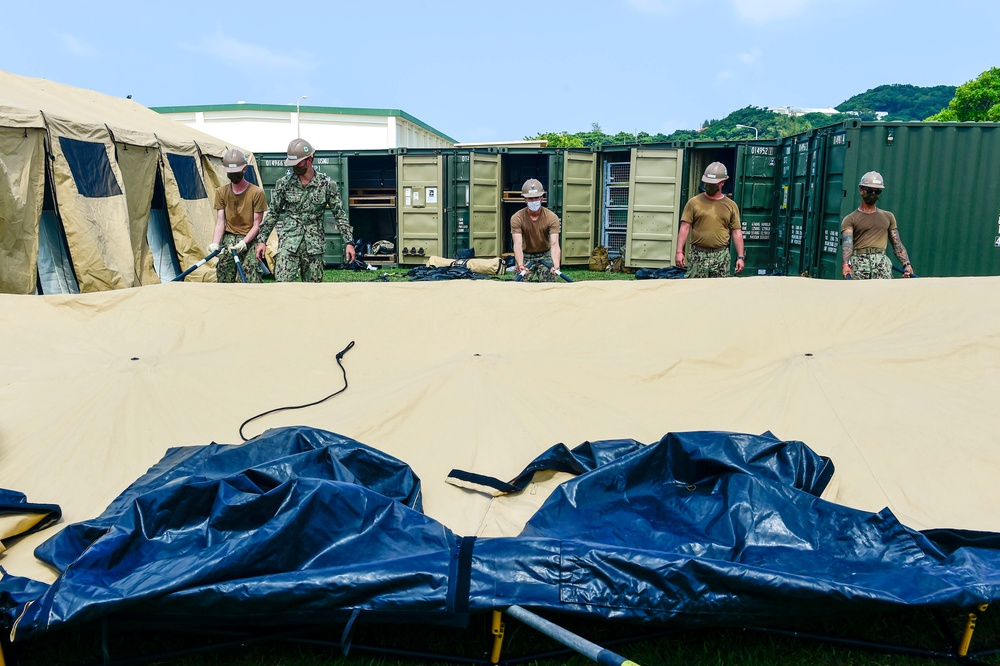 Seabees Prepare for Command Post Exercise in Okinawa
