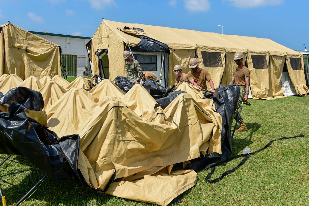 Seabees Prepare for Command Post Exercise in Okinawa