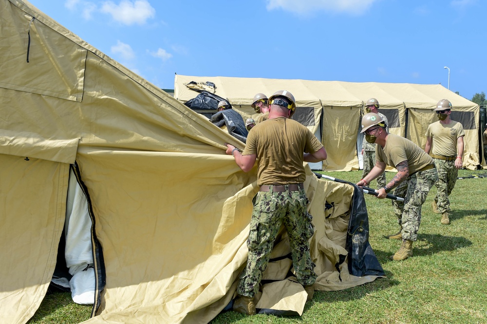Seabees Prepare for Command Post Exercise in Okinawa