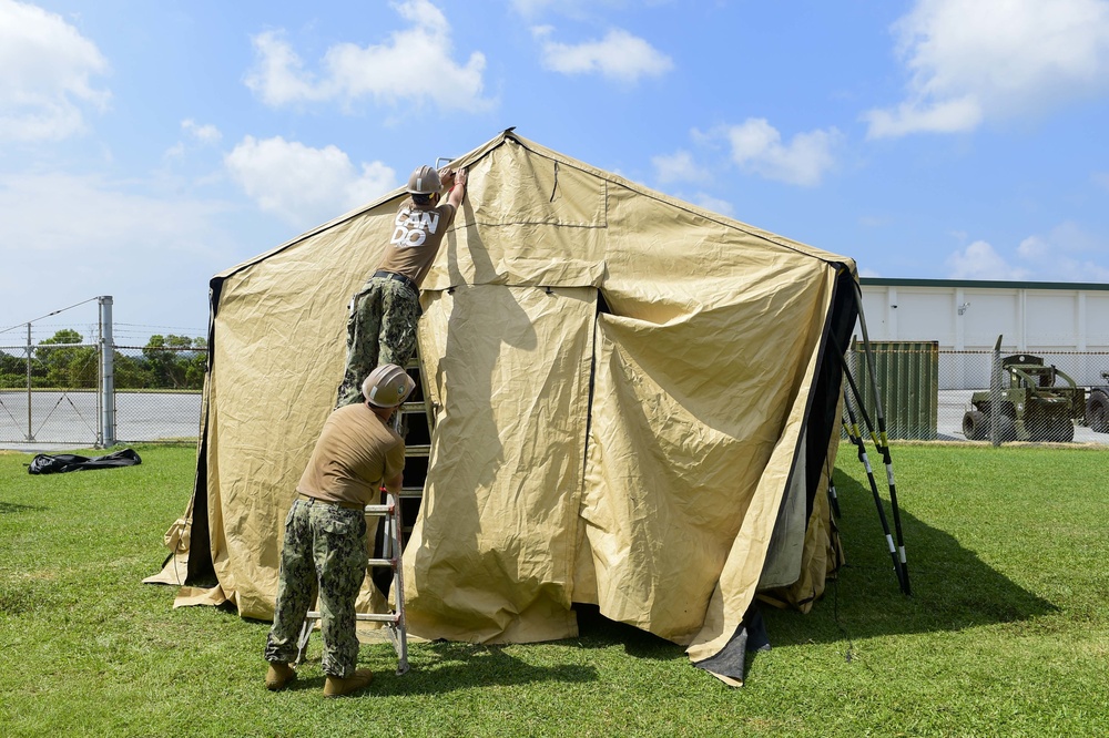 Seabees Prepare for Command Post Exercise in Okinawa
