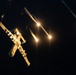 A U.S. Air Force KC-135 Stratotanker refuels A-10 Thunderbolts.