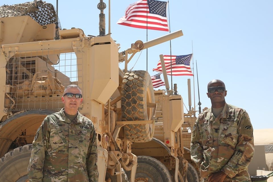 Task Force Spartan Commander Visits Troops