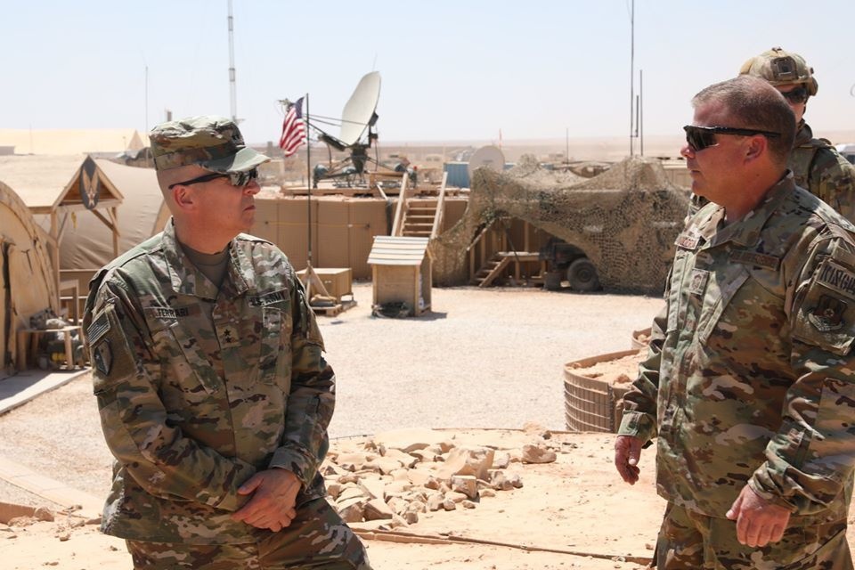 Task Force Spartan Commander Visits Troops