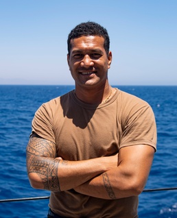 Sailor from Fiji serves aboard USS Sterett (DDG 104)