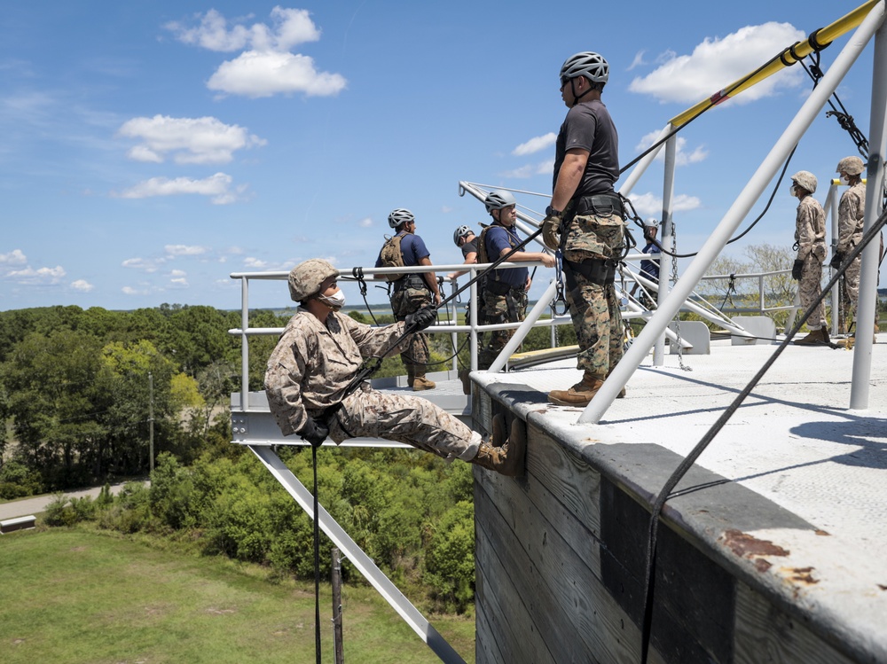 Mike Company Rappel Tower