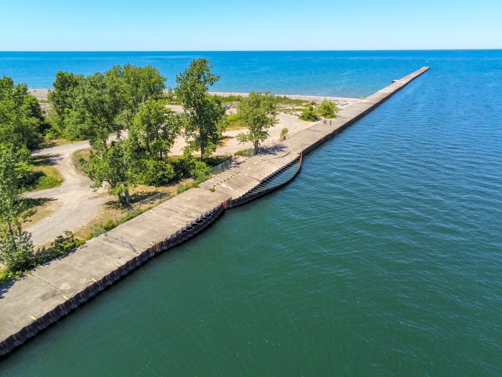 Little Sodus Harbor west pier stabilization project