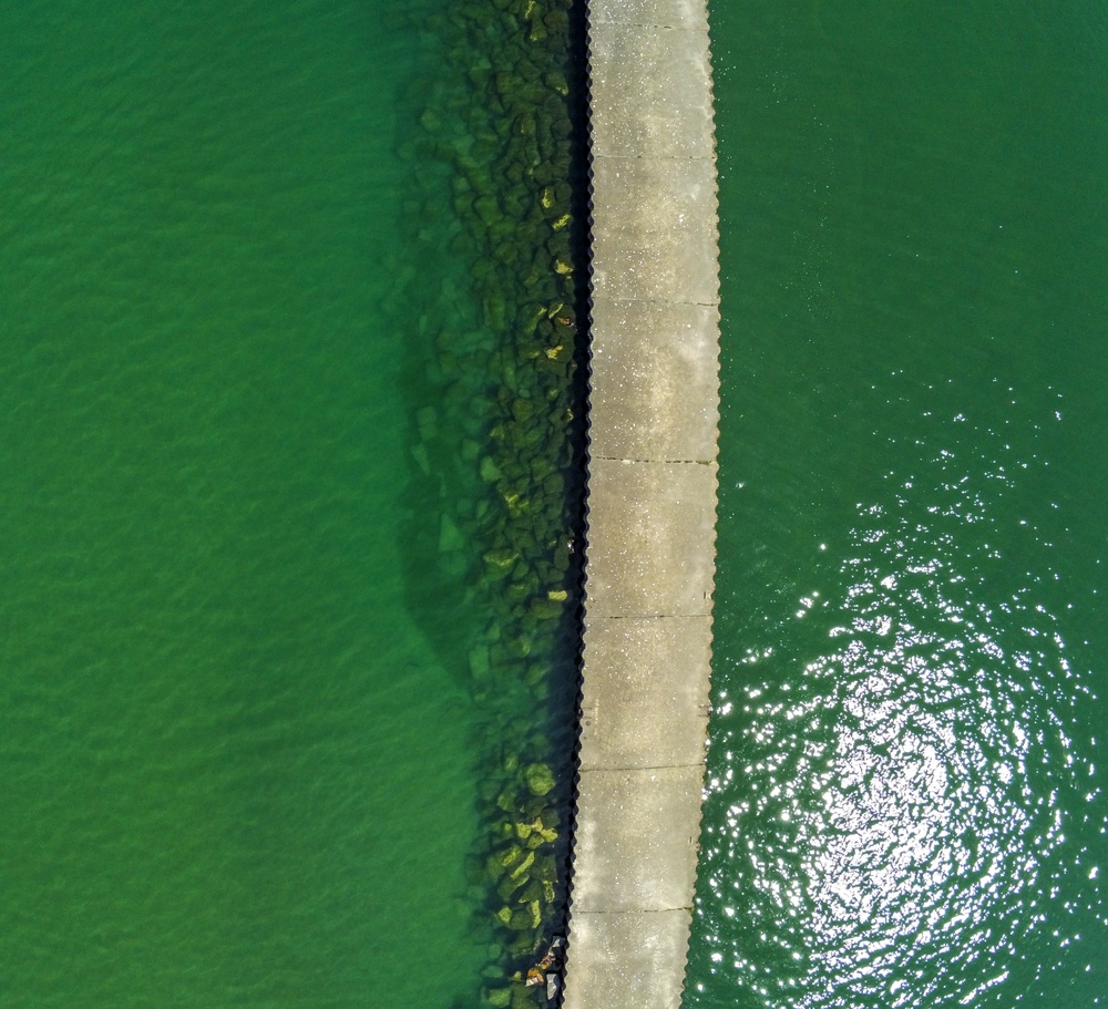 Little Sodus Harbor west pier stabilization project