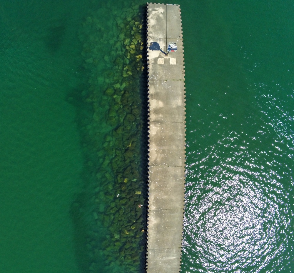 Little Sodus Harbor west pier stabilization project